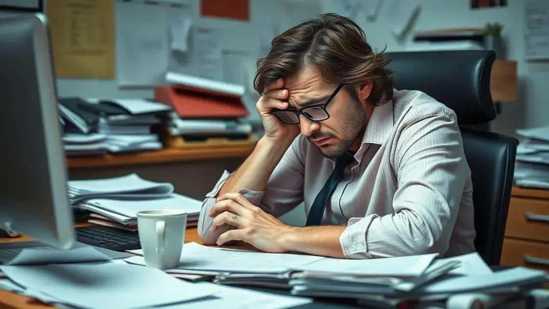 Signs and symptoms of burnout