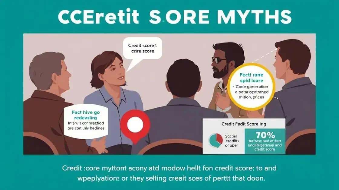 Common myths about credit scores