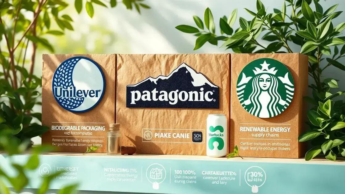 Top companies leading the sustainability charge