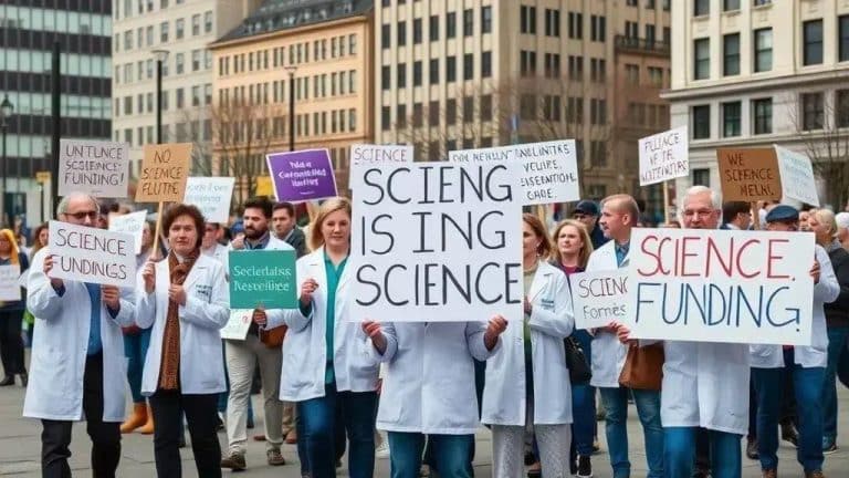 Federal science funding protest movements spark change