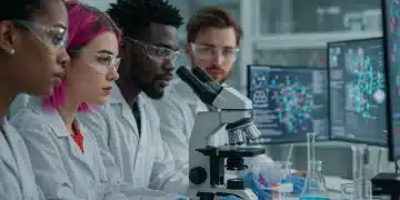 Scientists working in a lab, symbolizing pharmaceutical research and FDA drug development.
