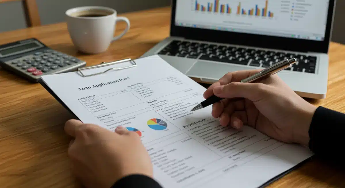 Detailed financial planning for small business loan application