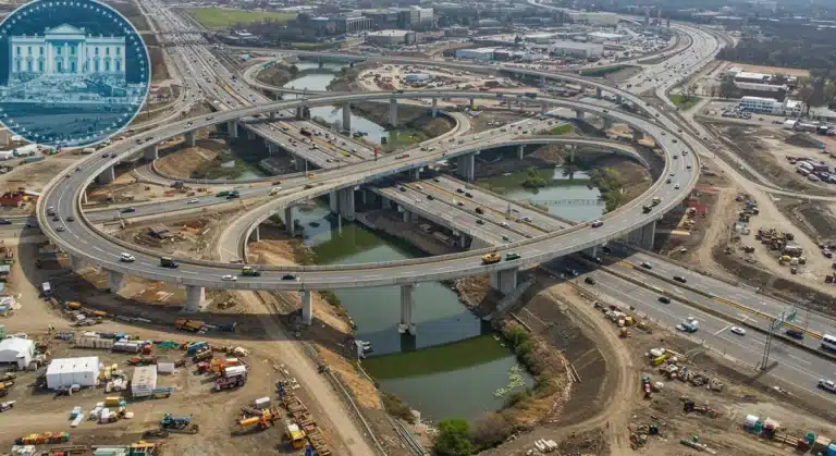 White House infrastructure bill 2025 projects construction