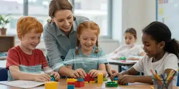 Diverse students learning in a modern classroom, symbolizing new federal education funding