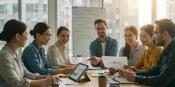 Professionals discussing employee benefits and maximizing perks