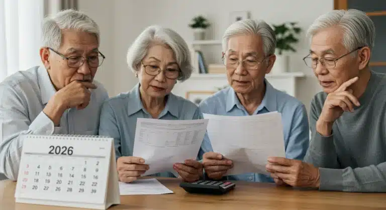 Seniors analyzing 2026 Medicare Part B premium adjustments