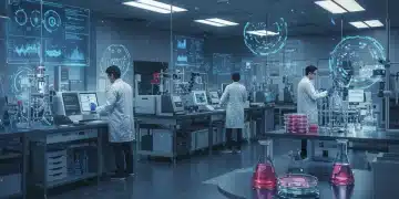 Scientists working in a modern laboratory, symbolizing increased federal funding for medical research.