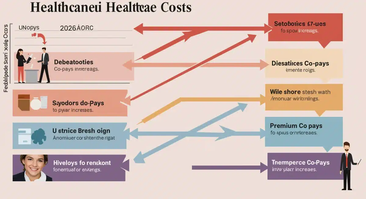 Infographic detailing rising healthcare costs and premium increases for 2026