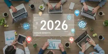 Diverse remote workers collaborating digitally, illustrating modern workplace flexibility and benefits.