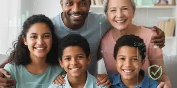 Family smiling, symbolizing savings on 2026 vision and dental benefit plans.