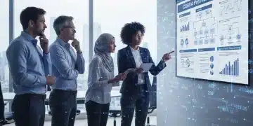 People reviewing COBRA premium assistance details on a screen