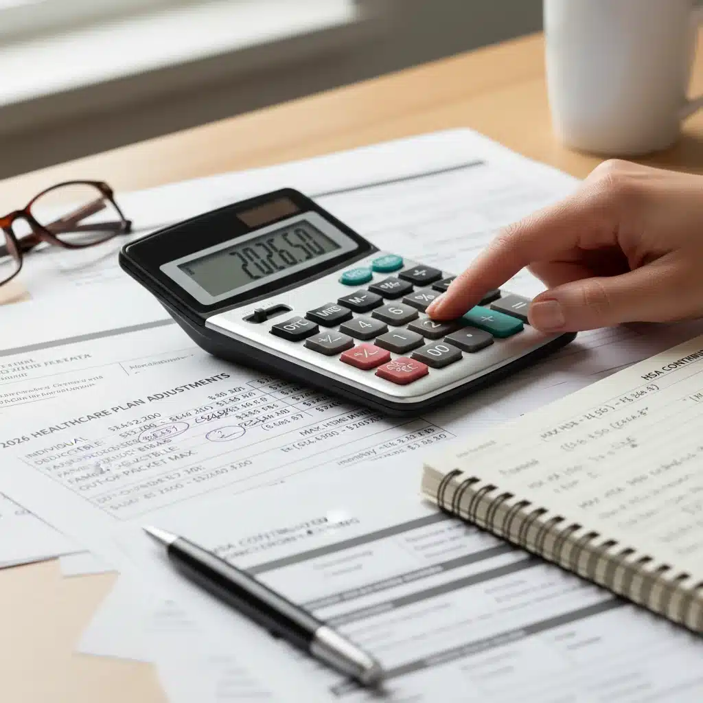 Calculating healthcare deductibles and HSA contributions