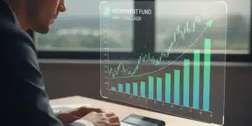 Person planning 401k investments with financial charts