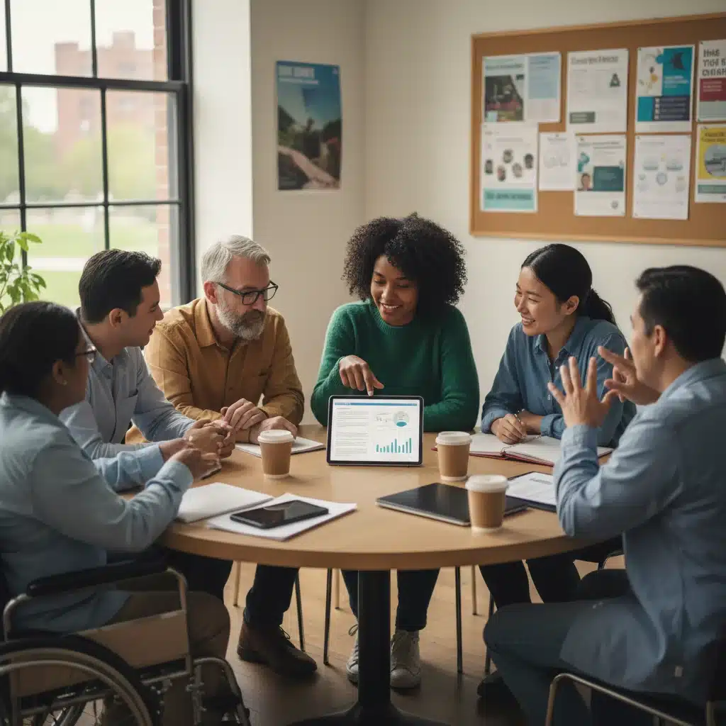 Support group discussing Social Security Disability benefits