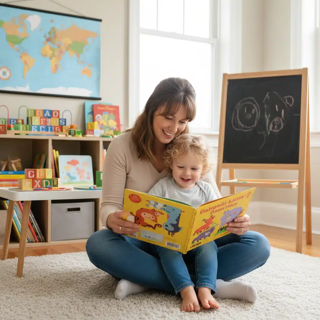 Parent and child reading together, highlighting family engagement in education.