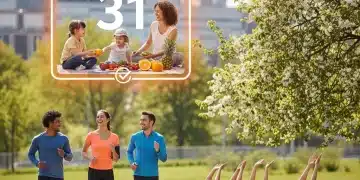 Diverse group engaging in healthy activities with a March 31st deadline reminder.
